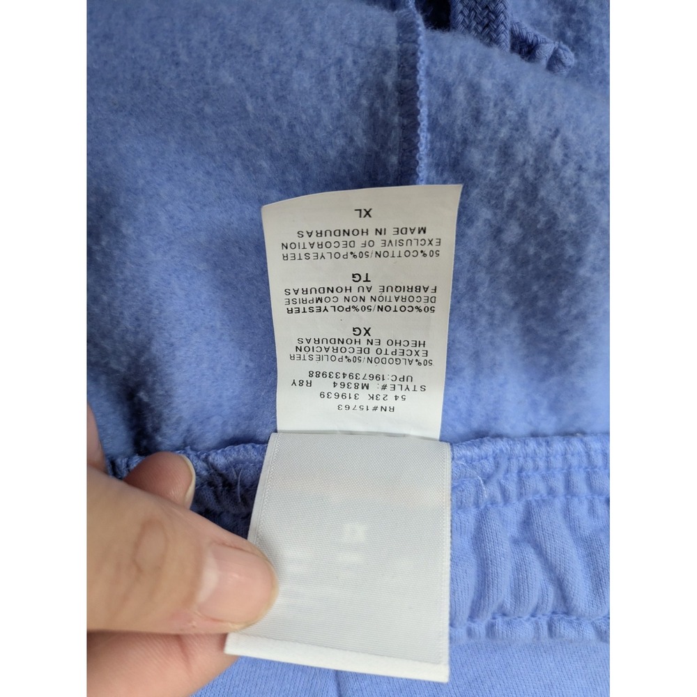 Athleisure Sweat Shorts Women XL Periwinkle Blue Casual Loungewear Sporty Fleece - Picture 8 of 9